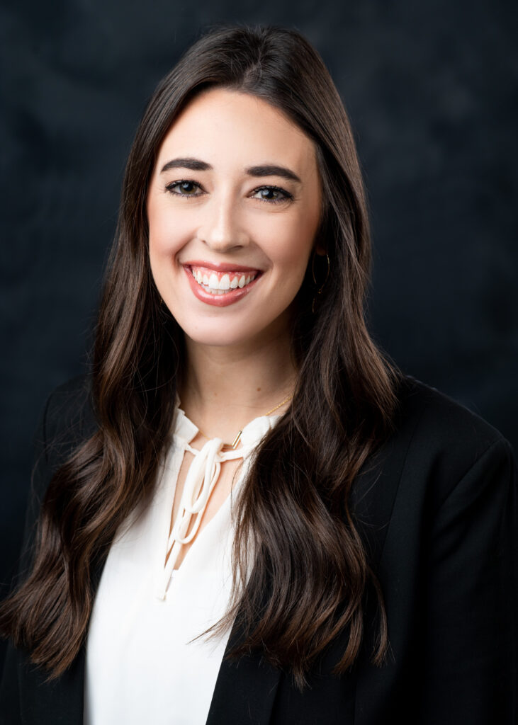 Studio portrait of Carrie Grace Gardino. (photo by Grace Cockrell / © Mississippi State University)